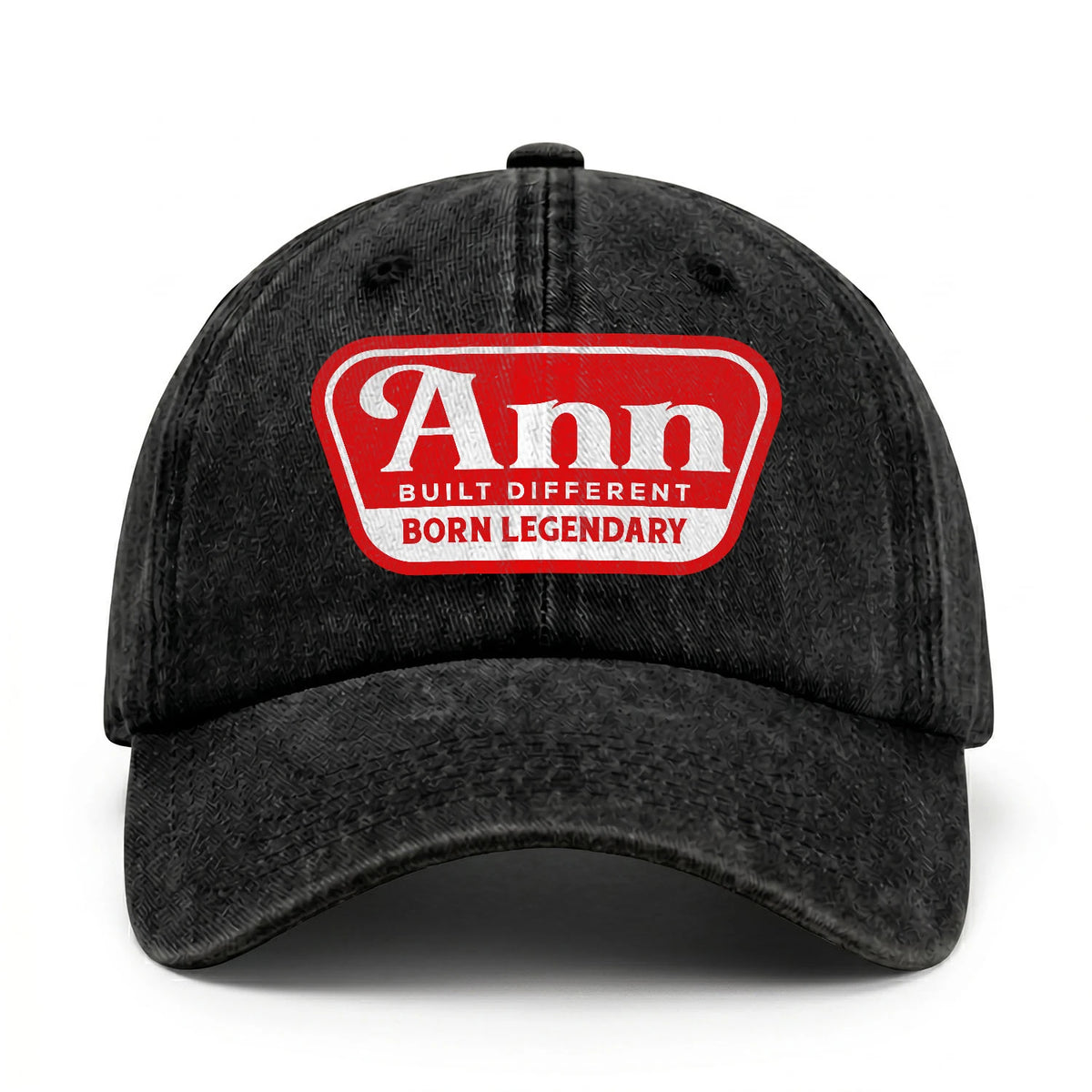 Built Different Born Legendary Red Logo Washed Cap ANN 13K1 C63PF