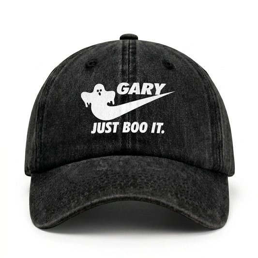 Just Boo It Halloween Washed Cap GARY 13K1 C83PF