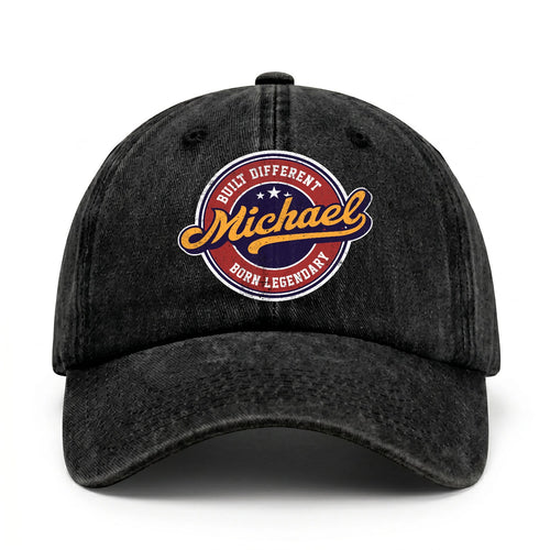 Built Different Born Legendary Logo Washed Cap MICHAEL 13K1 C65PF