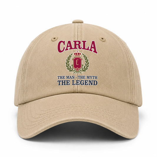 The Man The Myth The Legend Royal Khaki Cap CARLA 13K1 C116PF