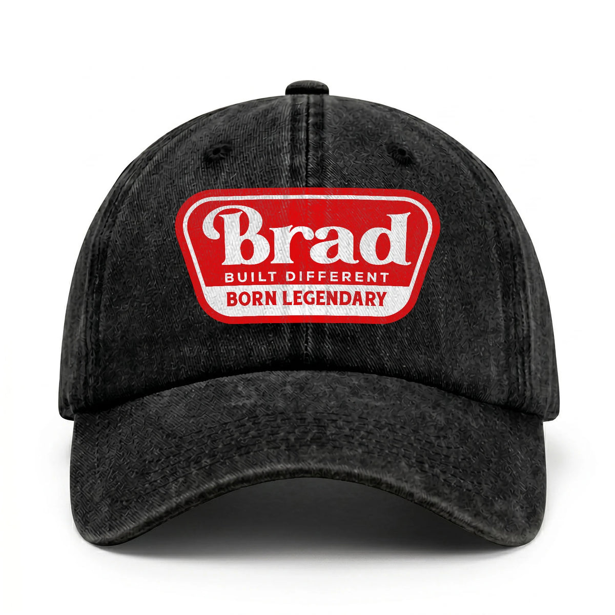Built Different Born Legendary Red Logo Washed Cap BRAD 13K1 C63PF