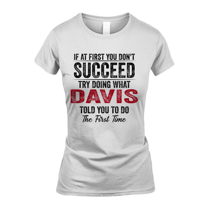 DAVIS 13K1-357 If At First You Don't Succeed...