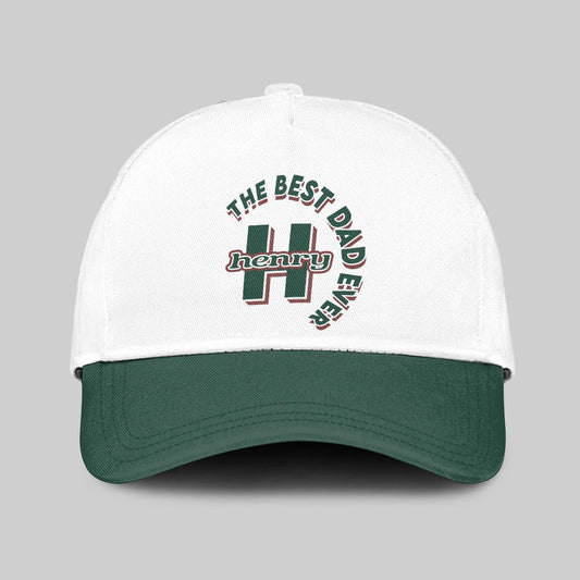 The Best Dad Ever Custom Name Cap HENRY 13K1 C35PF