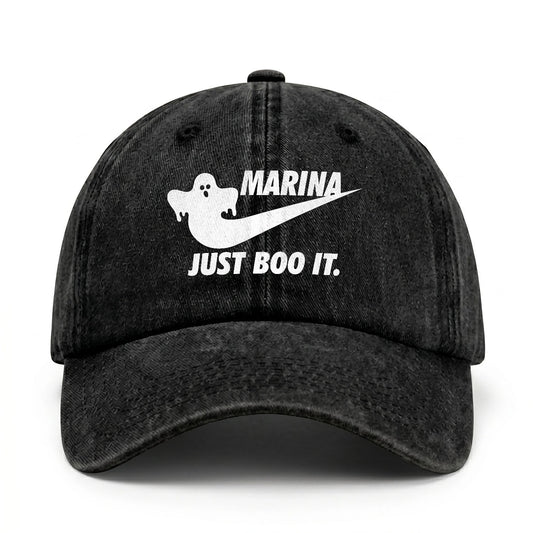 Just Boo It Halloween Washed Cap MARINA 13K1 C83PF