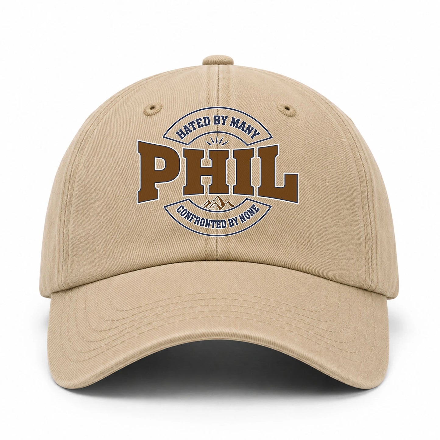 Hated By Many Confronted By None Washed Cap PHIL 13K1 C36PF