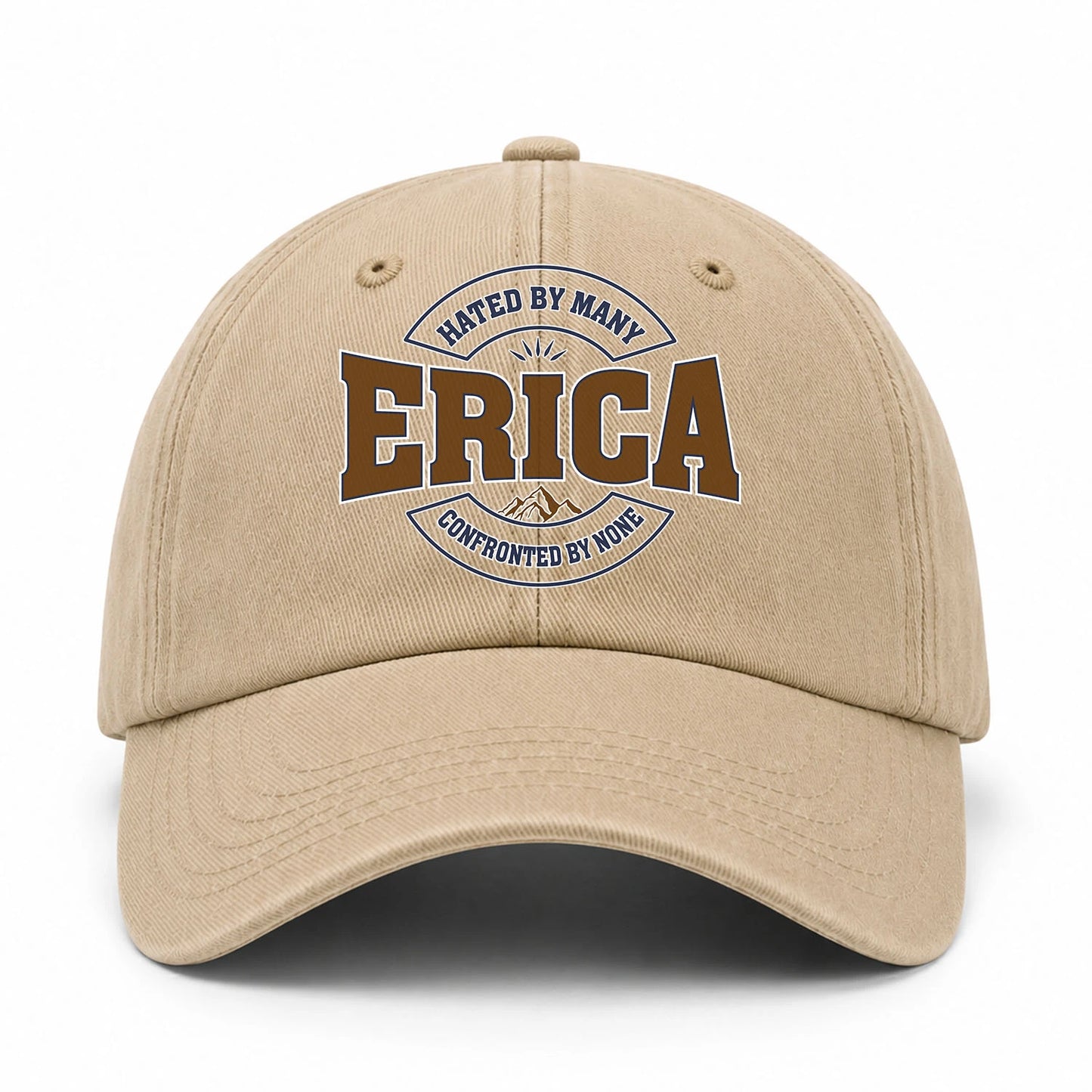 Hated By Many Confronted By None Washed Cap ERICA 13K1 C36PF