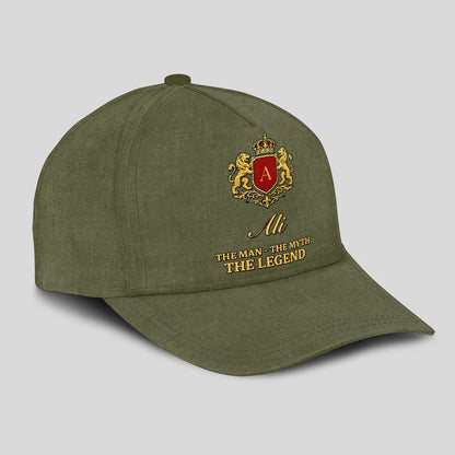 The Man The Myth The Legend Royal Olive Cap ALI 13K1 C92PF