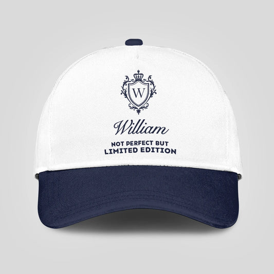 Not Perfect But Limited Edition Blue And White Luxury Cap WILLIAM 13K1 C151PF