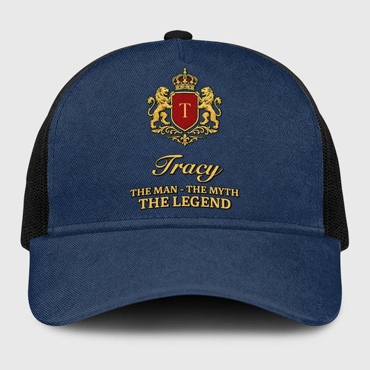 The Man The Myth The Legend Royal Blue Mesh Cap TRACY 13K1 C187PF