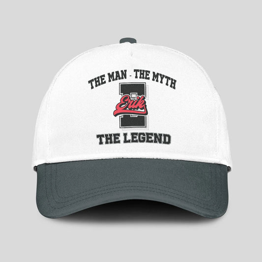 The Man The Myth The Legend Custom Initial Letter And Name Cap ERIK 13K1 C38PF