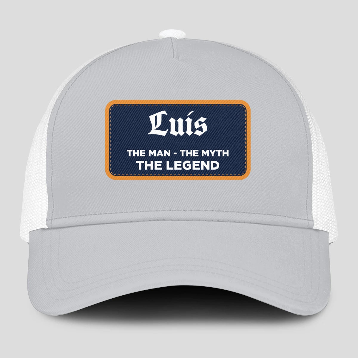 The Man The Myth The Legend Gray Mesh Cap LUIS 13K1 C204PF