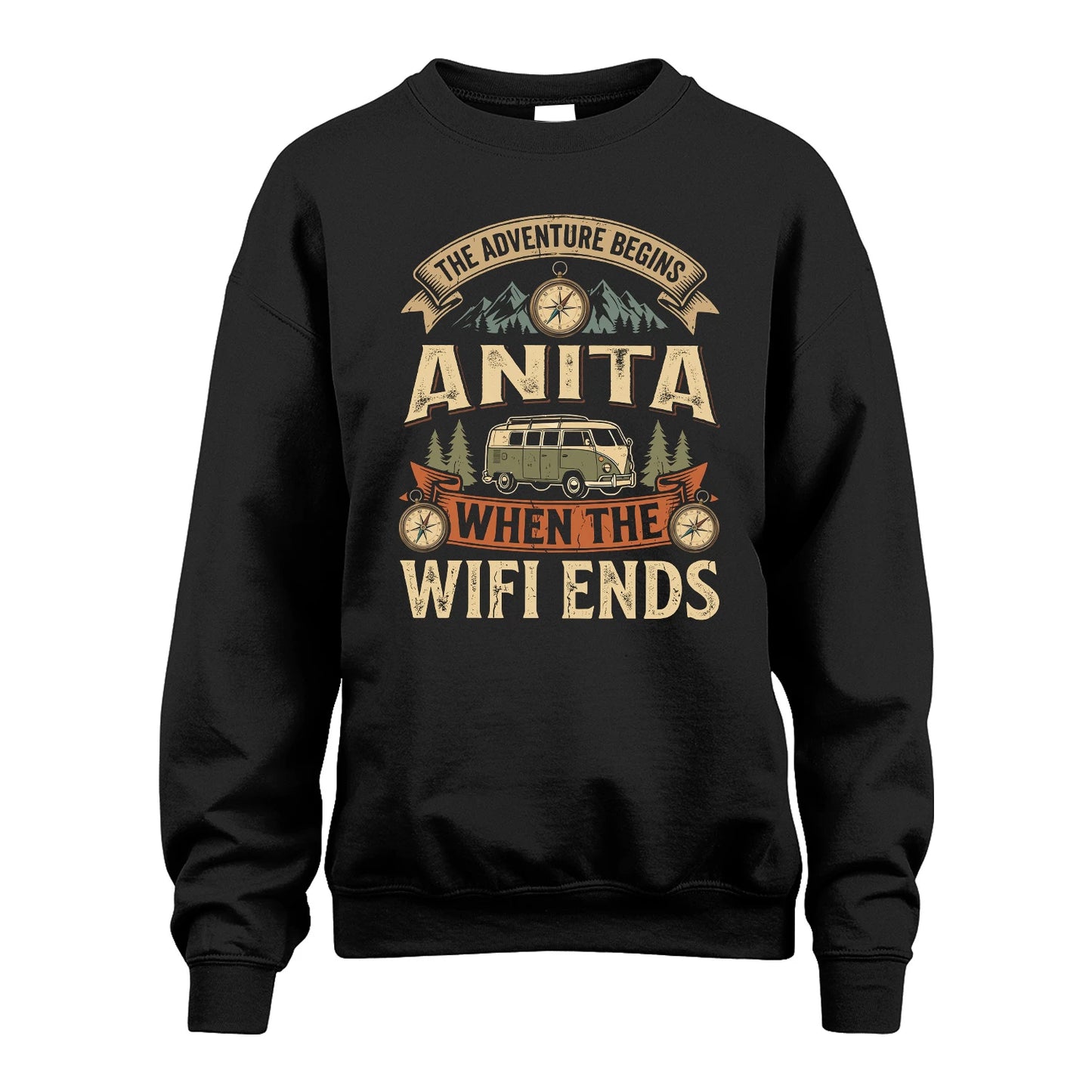 ANITA 13K1-547 The Adventure Begins Name When The Wifi Ends