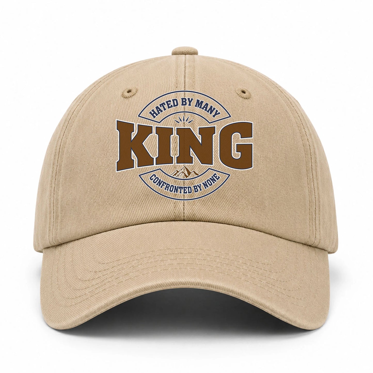 Hated By Many Confronted By None Washed Cap KING 13K1 C36PF