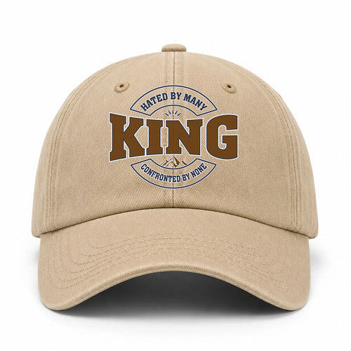 Hated By Many Confronted By None Washed Cap KING 13K1 C36PF