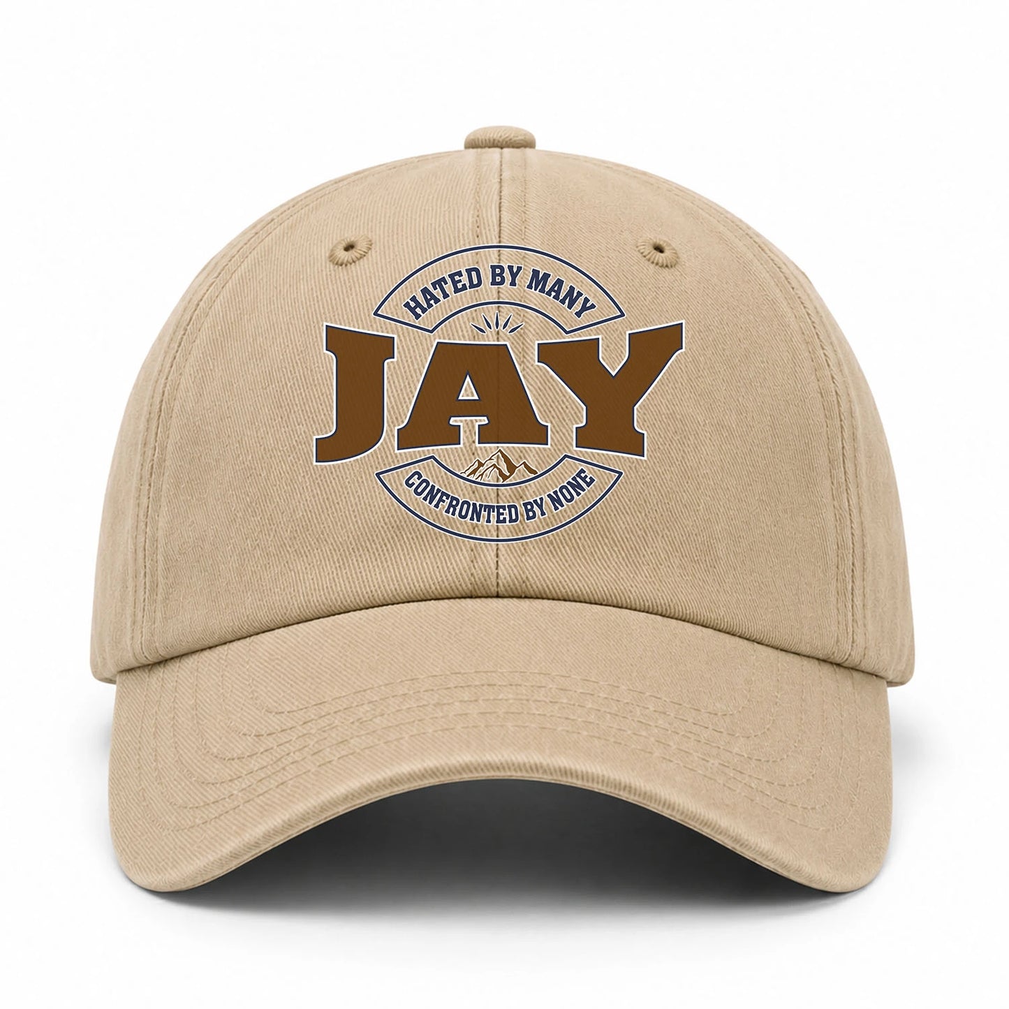 Hated By Many Confronted By None Washed Cap JAY 13K1 C36PF