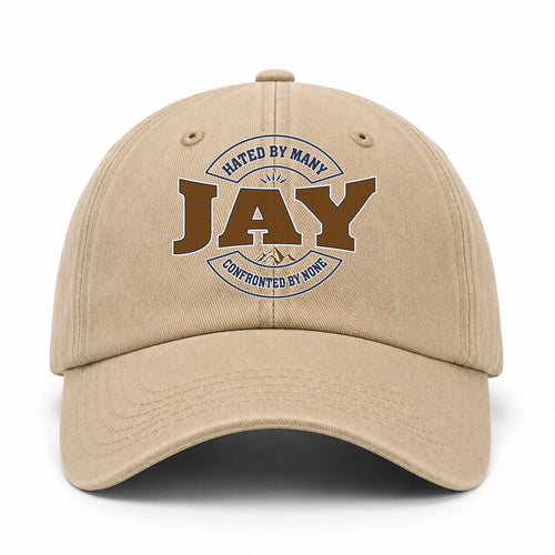 Hated By Many Confronted By None Washed Cap JAY 13K1 C36PF