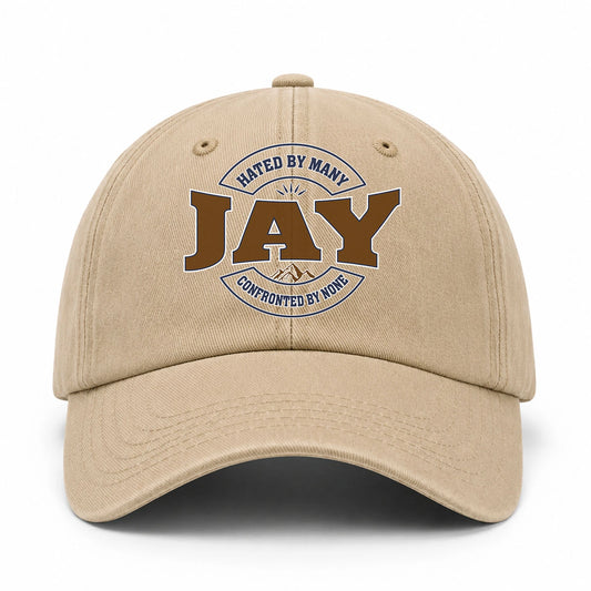 Hated By Many Confronted By None Washed Cap JAY 13K1 C36PF