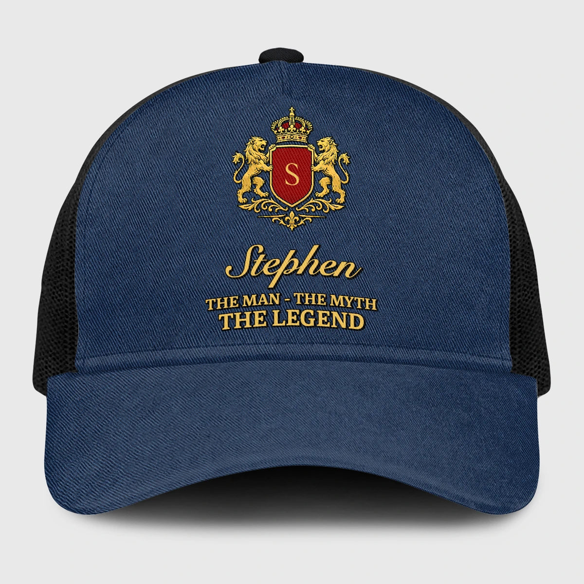 The Man The Myth The Legend Royal Blue Mesh Cap STEPHEN 13K1 C187PF