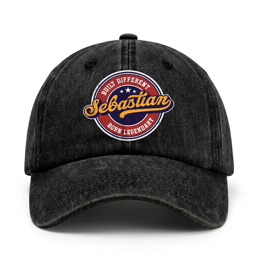 Built Different Born Legendary Logo Washed Cap SEBASTIAN 13K1 C65PF