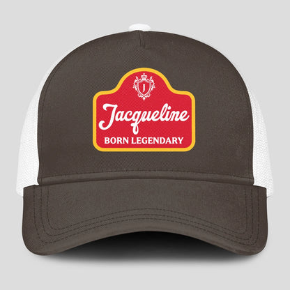 Born Legendary Charcoal Mesh Cap JACQUELINE 13K1 C196PF