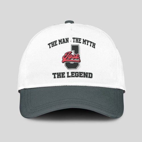 The Man The Myth The Legend Custom Initial Letter And Name Cap JOSE 13K1 C38PF
