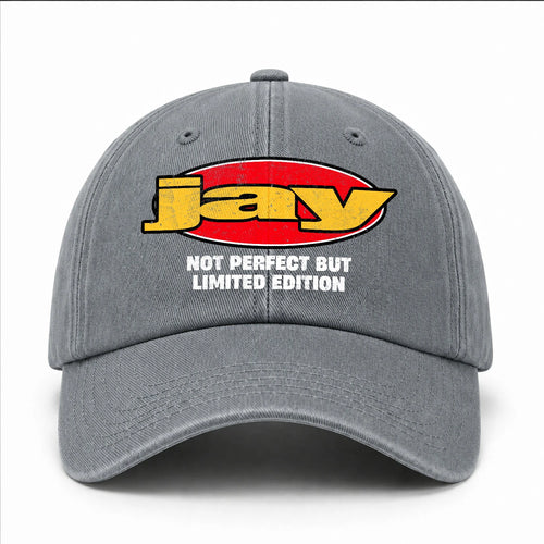 Your Name Not Perfect But Limited Edition Red Logo Washed Cap JAY 13K1 C84PF