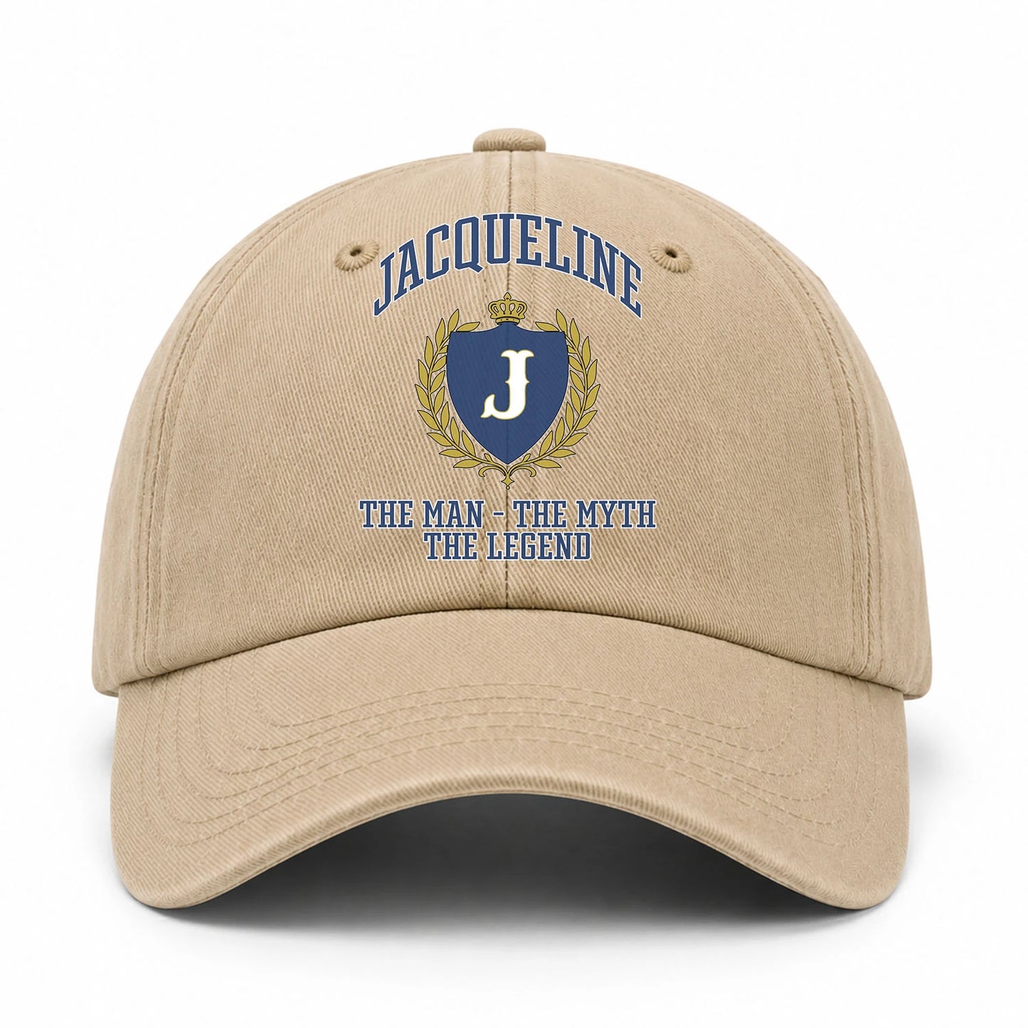 The Man The Myth The Legend Luxury Logo Cap JACQUELINE 13K1 C34PF