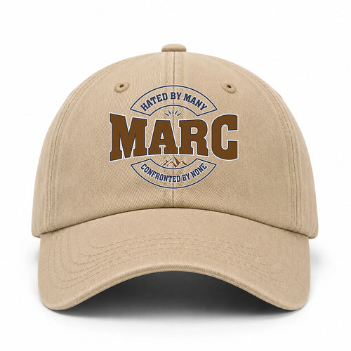 Hated By Many Confronted By None Washed Cap MARC 13K1 C36PF