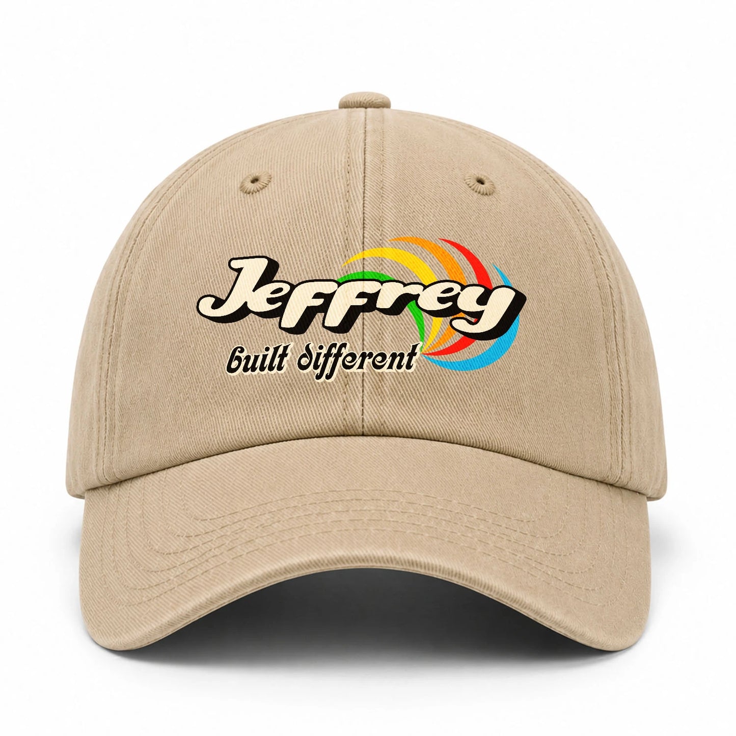 Your Name Built Different Retro Washed Cap JEFFREY 13K1 C55PF