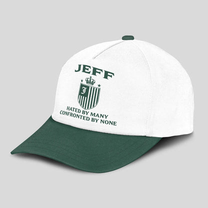 Hated By Many Confronted By None Luxury Logo Cap JEFF 13K1 C41PF