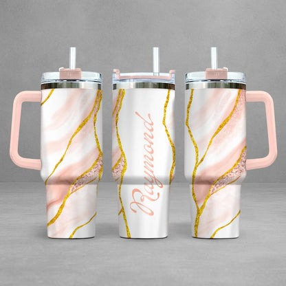 RAYMOND 40oz Personalized Tumbler Cup with Straw | Custom Stainless Steel Mug 13K1-TB1