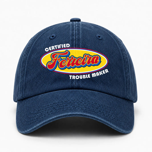 Certified Your Name Trouble Maker Washed Cap FERREIRA 13K1 C73PF