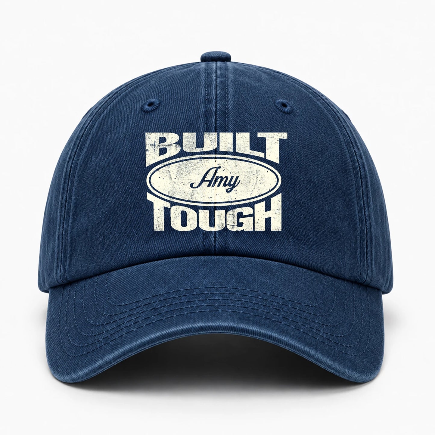Built Your Name Tough Slogan Washed Cap AMY 13K1 C96PF