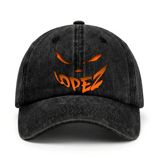 Your Name Jack O' Lantern Halloween Washed Cap LOPEZ 13K1 C100PF