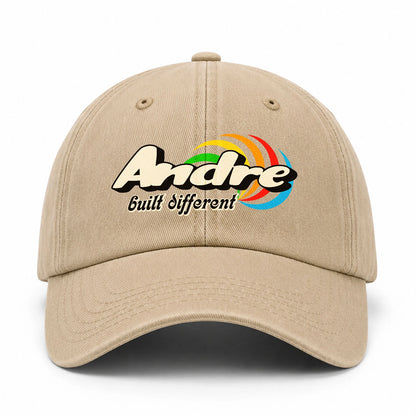 Your Name Built Different Retro Washed Cap ANDRE 13K1 C55PF