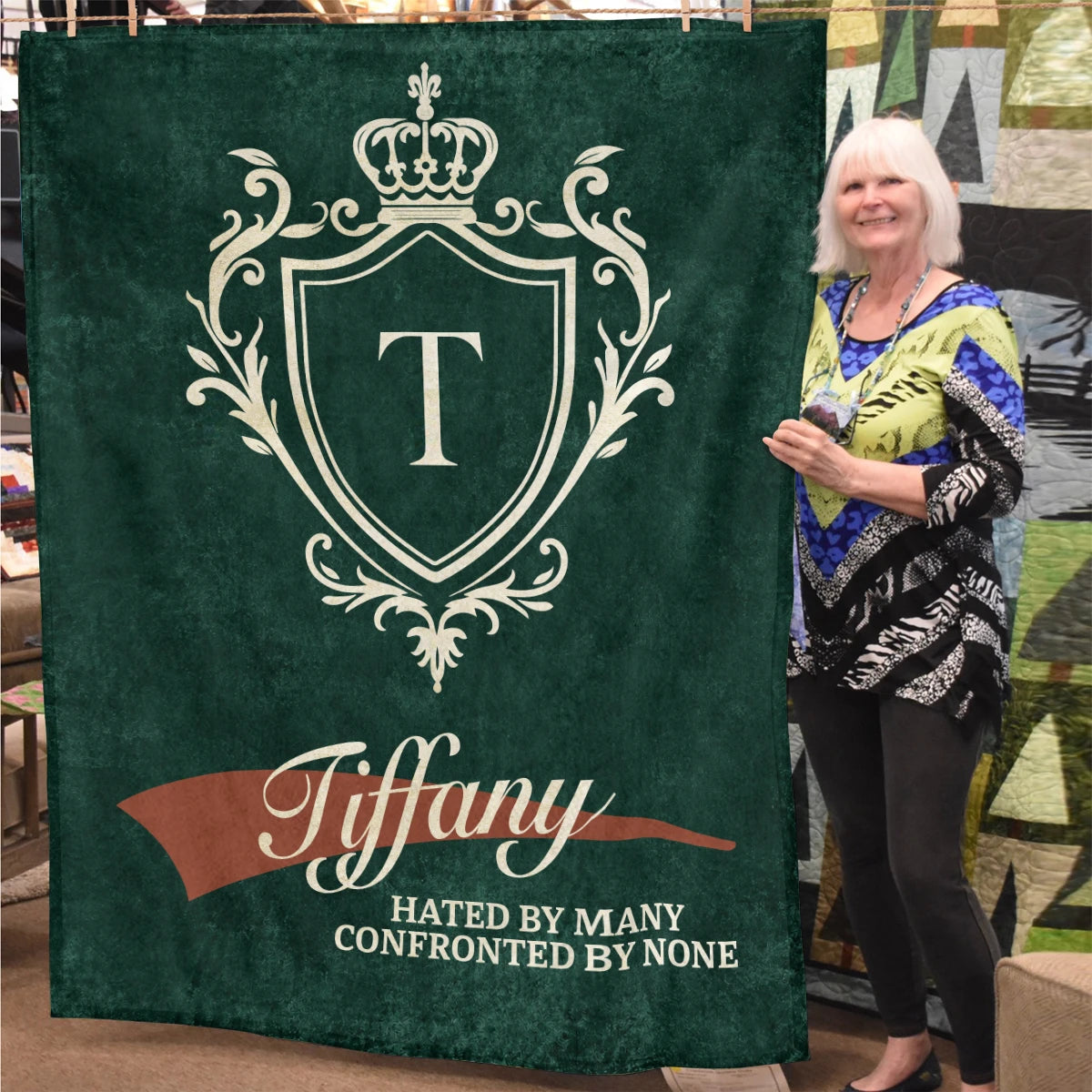 Hated by Many Confronted by None Old Money Blanket TIFFANY 13K1 BK19