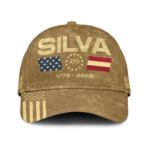 SILVA 13K1-C14PF 250th Anniversary Patriotic Baseball Cap 1776–2026