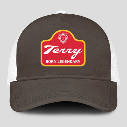 Born Legendary Charcoal Mesh Cap TERRY 13K1 C196PF