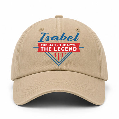 The Man The Myth The Legend Logo Washed Cap ISABEL 13K1 C37PF