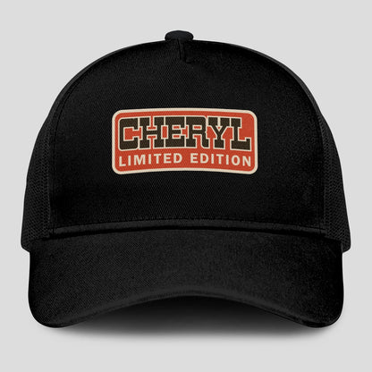 Limited Edition Red Logo Black Mesh Cap CHERYL 13K1 C215PF