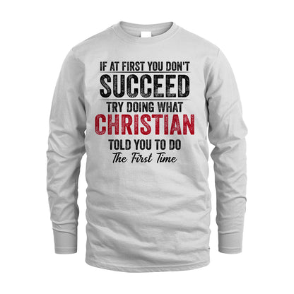 CHRISTIAN 13K1-357 If At First You Don't Succeed...