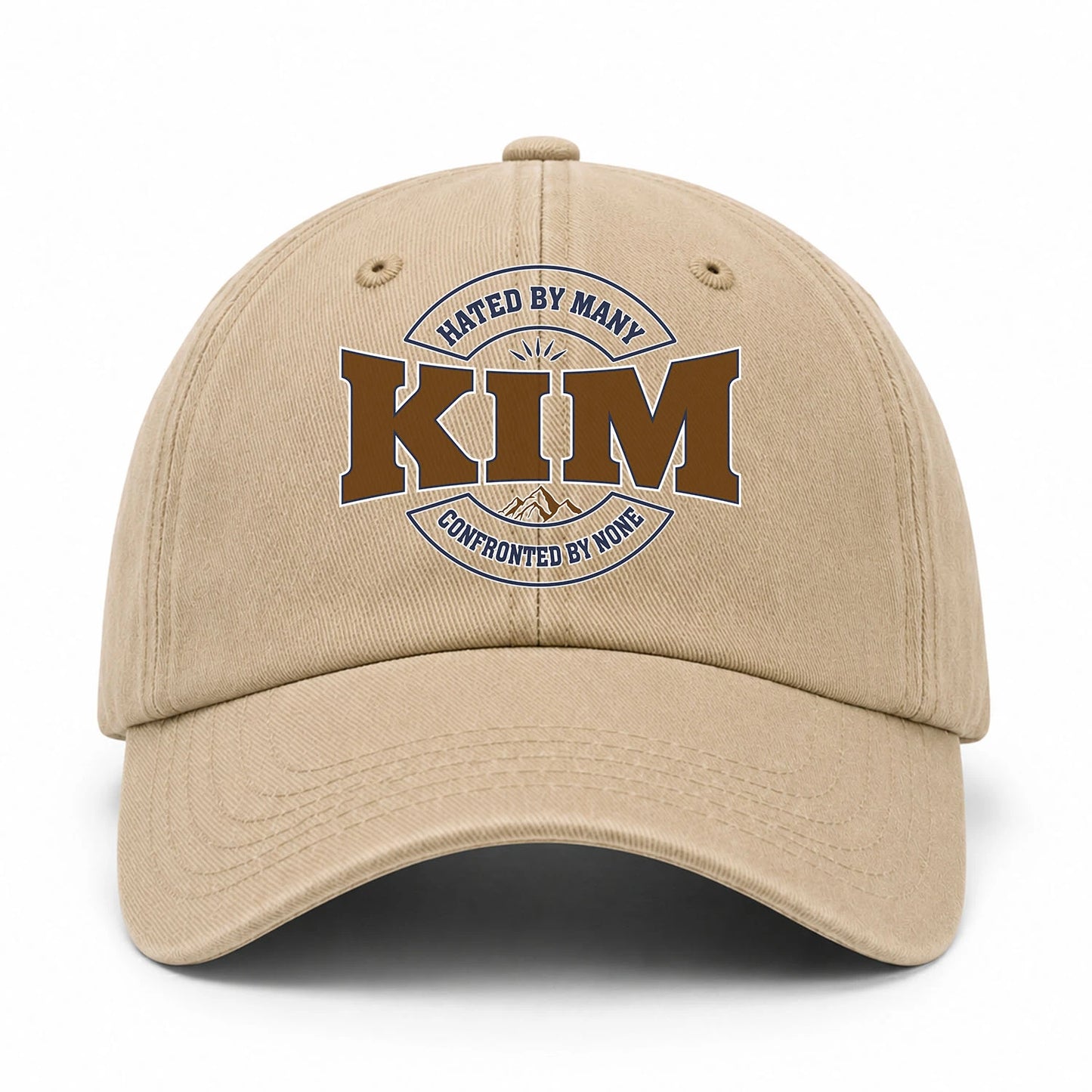 Hated By Many Confronted By None Washed Cap KIM 13K1 C36PF