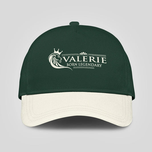 Born Legendary Lion Logo Sage Green And Beige Cap VALERIE 13K1 C182PF