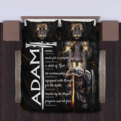ADAM Limited Edition Personalized Bedding Set 13K1-BS1