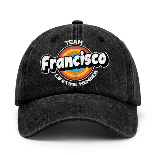 Team Your Name Lifetime Member Logo Cap FRANCISCO 13K1 C66PF