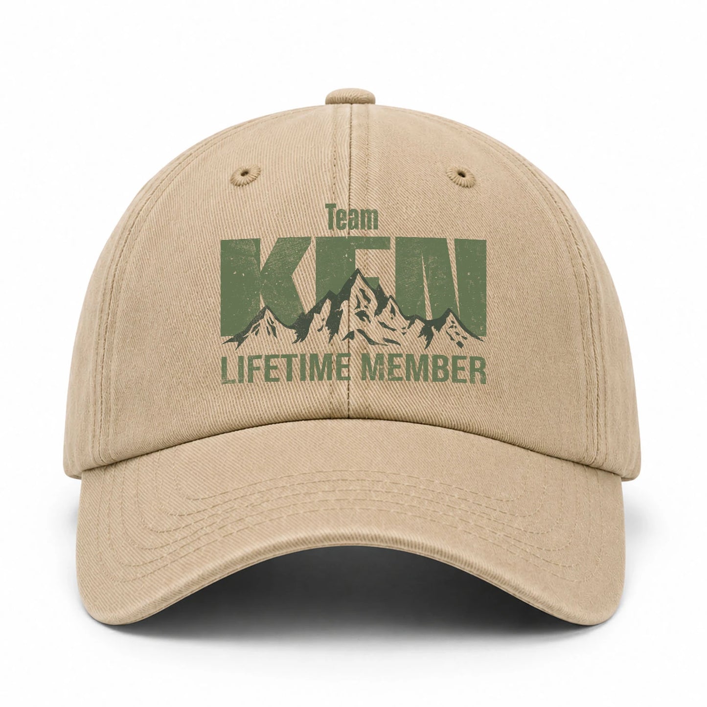 Team Your Name Lifetime Member Mountain Cap KEN 13K1 C58PF