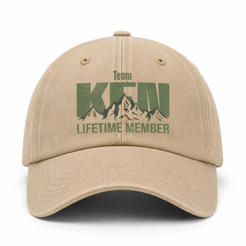 Team Your Name Lifetime Member Mountain Cap KEN 13K1 C58PF