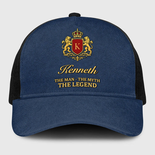 The Man The Myth The Legend Royal Blue Mesh Cap KENNETH 13K1 C187PF