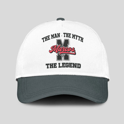 The Man The Myth The Legend Custom Initial Letter And Name Cap MARCOS 13K1 C38PF