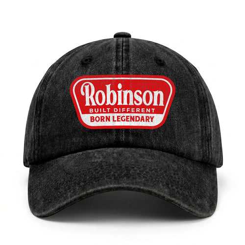Built Different Born Legendary Red Logo Washed Cap ROBINSON 13K1 C63PF